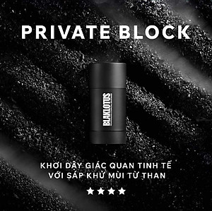 Sáp Khử Mùi BLAKLOTUS Private Block Charcoal Deodorant