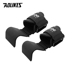 Găng Tay Có Móc Thép Nâng Tạ Weight Lifting Hook Aolikes (1 Đôi)