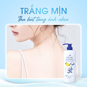 Sữa Tắm Dưỡng Ẩm Và Làm Trắng Da SHP Hatomugi Body Soap White & Moisture Rich (800 mL)