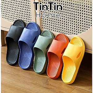 Dép đi trong nhà, mang trong văn phòng, nhà tắm, Dép quai ngang, chất liệu nhựa xốp siêu bền chống trơn trượt DNL39