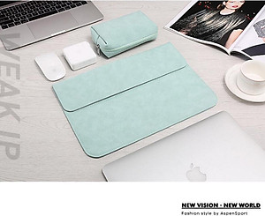 BAO DA, TÚI DA, CẶP DA CHỐNG SỐC CHO MACBOOK, LAPTOP, SURFACE KÈM VÍ ĐỰNG PHỤ KIỆN