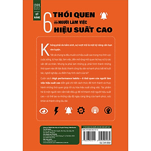 Sách 6 Thói Quen Của Người Làm Việc Hiệu Suất Cao