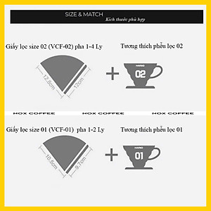 Giấy Lọc Cà Phê Hario V60