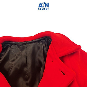 Áo khoác dáng vest bé gái Dạ đỏ - AICDBG0G6RZF - AIN Closet