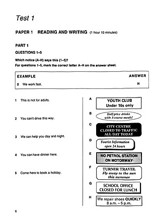 Cambridge Key English Test 3 with Answers 