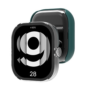 Ốp lưng mặt đồng hồ PC cứng có tích hợp kính cường lực bảo vệ đồng hồ thông minh Redmi Watch 4 - Hàng chính hãng