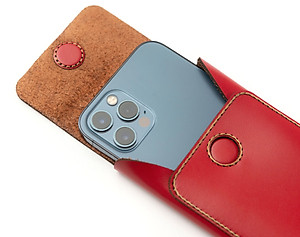 BAO DA IPHONE 12 PRO MAX NẮP DỌC - CHÍNH HÃNG KHACTEN.COM