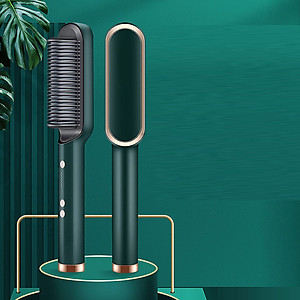 Lược Điện Chải Tóc, Công Suất 45W, Giúp Tóc Bồng Bềnh, Óng Mượt; Làm Xoăn, Duỗi Thẳng Dễ Dàng, Có Đèn Cảnh Báo Nhiệt Độ, Tăng Giảm Nhiệt Độ Dễ Dàng- Hàng Chính Hãng