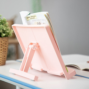 Giá đọc sách chống cận thị bằng nhựa Deli - màu trắng /hồng/xanh dương- 70530 / 70530A