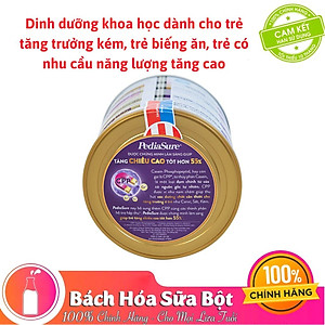 Sữa Bột Abbott Pediasure B/A hương Vani Ít Ngọt Lon 380g