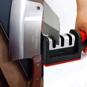 Dụng Cụ Mài Dao 3 Rảnh Cấp Độ Bằng Tay - Không Thể Thiếu Trong Nhà Bếp - Hàng Chính Hãng MINIIN