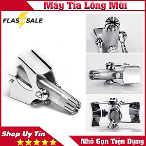 Máy Cắt Tỉa Lông Mũi Cao Cấp Thép Không Rỉ , Nhỏ Gọn Tiện Dụng , Dễ Dàng Vệ Sinh , Nhỏ bằng Hộp Tai Nghe