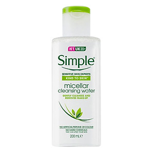 Nước Tẩy Trang Simple Micellar (200ml) - 8712561669825