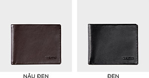 Ví nam da bò Trita ( Thời trang nam gấp 2 ngang - Ví da RVN04 )