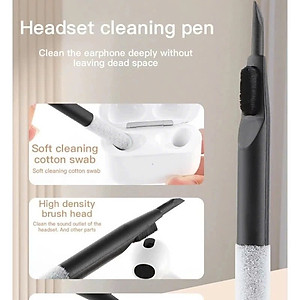 Bộ Dụng Cụ Vệ Sinh Tai Nghe, Bàn Phím, Máy Tính Đa Năng 7 Trong 1, Nhỏ Gọn, Tiện Lợi , Bộ Vệ Sinh Laptop Đa Năng 7 in 1 7in1 Cao Cấp Vệ Sinh Tai Nghe Điện Thoại, Màn Hình, Máy ảnh Nhựa Abs Cao Cấp Dùng Cho / Airpods / iPhone / iPad Quà - Hàng Nhập Khẩu 1