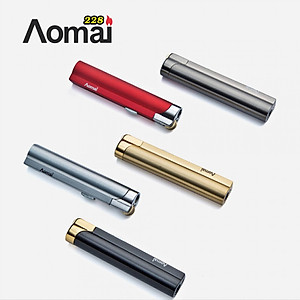 Vỏ Hột Quẹt Bật Lửa Ga Đá Khò 1 Tia cực mạnh Aomai AM-228 Giữ Lửa Tự Động an toàn