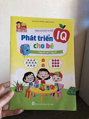 Bộ 8 Cuốn Phát Triển IQ Cho Bé Dành Cho Bé 5-6 Tuổi Bé tập so sánh