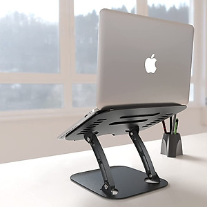 Giá Đỡ Cho Máy Tính, Laptop, iPad, Macbook Hợp Kim Nhôm Cao Cấp. Hỗ Trợ Tản Nhiệt Chống Mỏi Cổ, Vai, Gáy. Hàng Chính Hãng DEVO