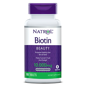 Biotin mọc tóc Natrol Beauty Mỹ hỗ trợ tóc mọc nhanh hơn, dày hơn, cho mái tóc khỏe mạnh, làn da rạng rỡ và móng tay chắc khỏe - QuaTangMe Extaste