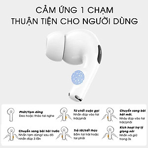 Tai Nghe Bluetooth Pro2 Không Dây định vị khử tiếng ồn ANC PIN TRÂU bass căng tự kết nối Fullbox phụ kiện đủ tính năng  đàm thoại 2 chiều - HÀNG CHÍNH HÃNG