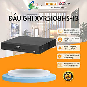 Đầu ghi hình 8 kênh HD-CVI chuẩn nén H.265+ Dahua XVR5108HS-X - Hàng nhập khẩu