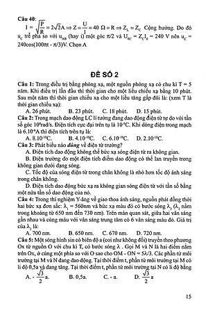 Sách 30 Bộ Đề Trắc Nghiệm Luyện Thi THPTQG 2019 - Khoa Học Tự Nhiên (Vật Lí - Hóa Học - Sinh Học)