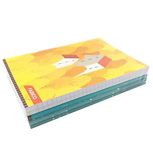 Tập Sinh Viên 4 Dòng Kẻ 200 Trang 70gsm White Bond - Elephant FI622533 (Mẫu Màu Giao Ngẫu Nhiên)
