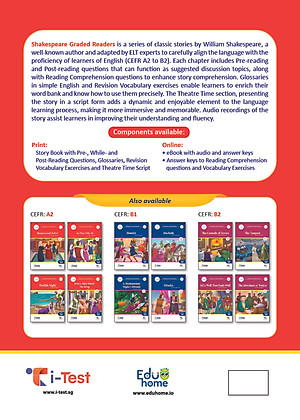 Combo truyện đọc Shakespeare Graded Readers - CEFR A2