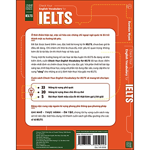 Sách Check Your English Vocabulary For Ielts (Tái Bản 2022)
