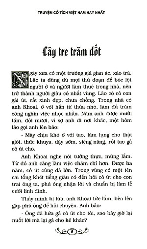 Truyện Cổ Tích Việt Nam Hay Nhất - Tập 1 (Tái Bản)