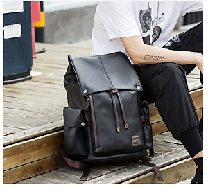 Balo da nam đi học đi làm đi chơi chống thấm nước hàng cao cấp phong cách hàn quốc