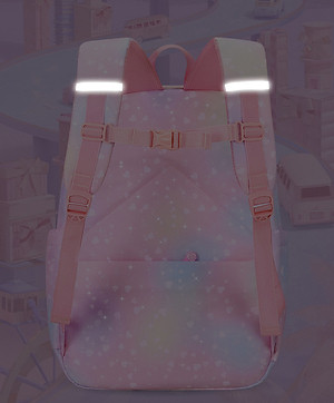 Ba lô học sinh bé gái siêu nhẹ chống nước cao cấp phong cách mới - BEE GEE HS9056G