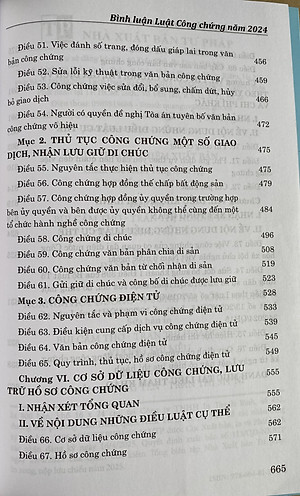 Bình Luận Luật Công Chứng Năm 2024