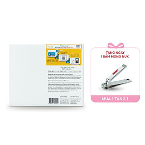 Bộ hai bình sữa silicone Comotomo 150ml - Hồng Tặng Bấm móng sơ sinh NUK