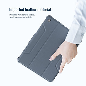 Bao da dành cho iPad Air 10.9/Air 4 có nắp bảo vệ camera Nillkin Bumper Leather -  Hàng chính hãng
