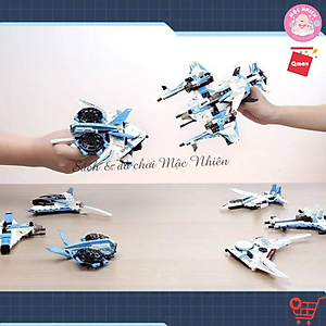 Đồ Chơi Lắp Ráp Xếp Hình Qman 41106 - Biệt Đội Tiên Phong - Máy Bay Chiến Đấu Thiên Hà