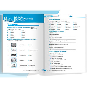 Sách Đề Ôn Tập Từ Vựng Và Cấu Trúc Tiếng Anh Lớp 5