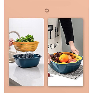 Sét 6 Rổ Chậu Nhựa PP Tiện Dụng Cho Nhà Bếp Hàng Loại 1