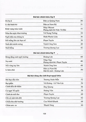 Sách Tuyển Tập Bài Hát Hay Dùng Trong Trường Trung Học Cơ Sở