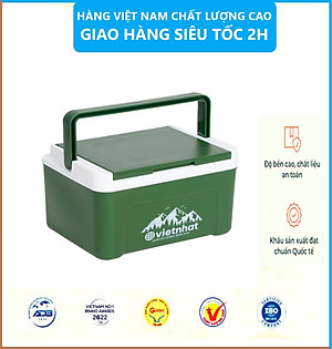 Phích vuông thái 2.3L 3932, Phích mini giữ nhiệt tiện lợi, Phích Đá giữ nhiệt lên đến 8h, Phích Đá Giữ Nhiệt Văn Phòng Việt Nhật cao cấp - Hàng Việt Nam