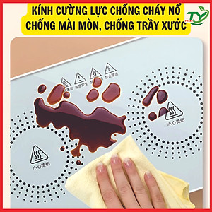 Khay Hâm Nóng Thức Ăn Đa Năng Tiện Lợi - Mặt Kính Cường Lực Chắc Chắn Hàng Nhập Khẩu