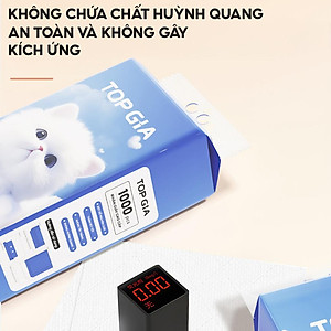 Thùng 10 bịch giấy treo đa năng 4 lớp 1000 tờ GiaGia, Top Gia, Khăn rút vệ sinh treo tường