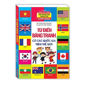 Sách - Từ Điển Bằng Tranh - Cờ Các Quốc Gia Trên Thế Giới - Bìa Cứng - Minh Thắng