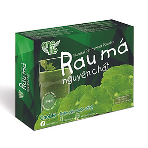Dòng sản phẩm Rau má ONELIFE (Bột Rau Má Nguyên Chất & Sinh Tố Rau Má Đậu Xanh Cốt Dừa)