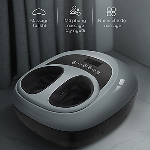 Máy Massage Chân VISPO - Massage Lòng Bàn Chân, Ngón Chân - Máy Massage Sử Dụng Con Lăn Và Áp Suất Khí