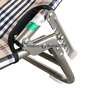 GHẾ - GIƯỜNG XẾP  DUY LỢI INOX CỠ ĐẠI (TẶNG 10 MÓC ÁO KÉP NHỰA CAO CẤP DUY LỢI)