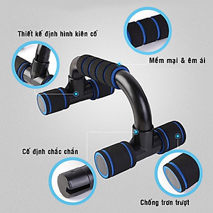 Dụng Cụ Hít Đất Chống Đẩy, Tập Cơ Bụng Chữ U, Dụng Cụ Tập Gym Tại Nhà Tiện Lợi - Hàng Loại 1 - Chính Hãng MINIIN