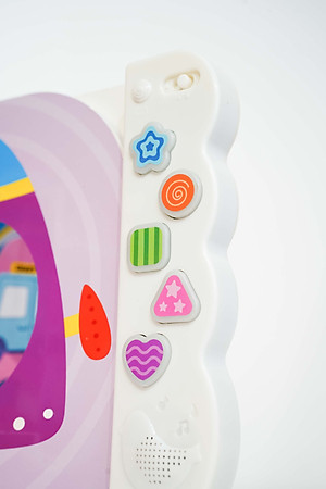 Sách âm thanh Lalalook đồ chơi kích thích thị giác não bộ phát triển cho bé sơ sinh Lalala baby