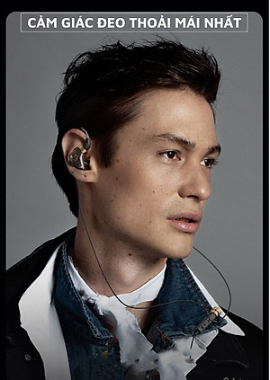 Tai nghe super bass kèm mic livestream RIBI KT02 - Thiết kế đeo vòng qua tai - Phù hợp nghe nhạc, chơi game, ghi âm, học online - Hàng chính hãng