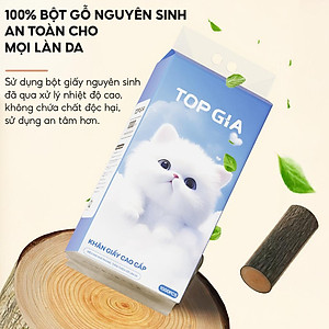 Thùng 10 bịch giấy treo đa năng 4 lớp 1000 tờ GiaGia, Top Gia, Khăn rút vệ sinh treo tường